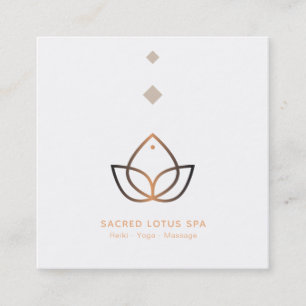 *~* Mystic Shaman Helig Geometry Alchemy Lotus Fyrkantigt Visitkort
