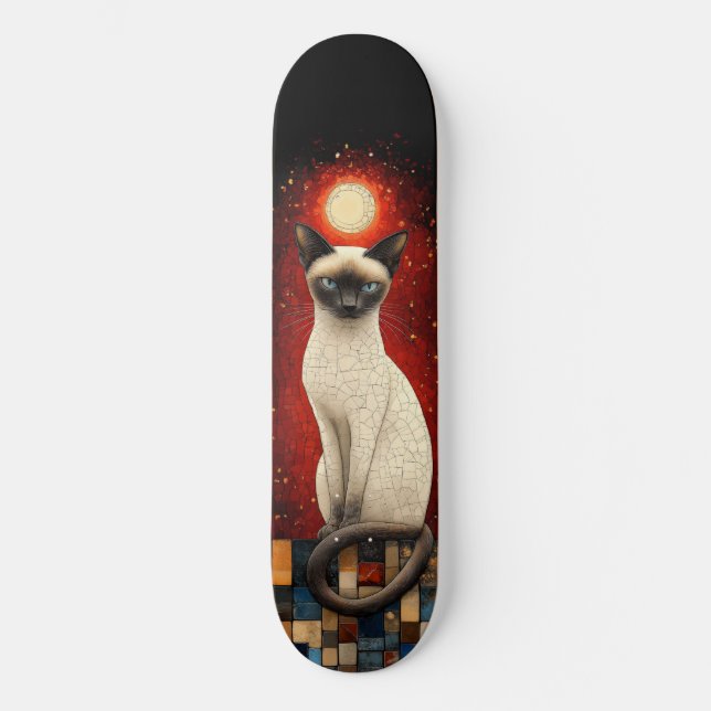 Mystic Siamese Mini Skateboard Bräda 18,5 Cm (Framsida)