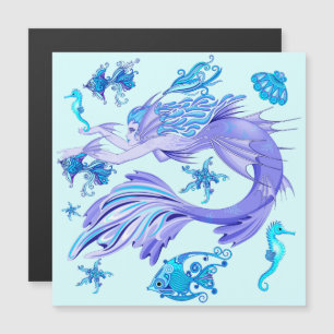 Mystic Sjöjungfru Fairy Lila Createmic Tile
