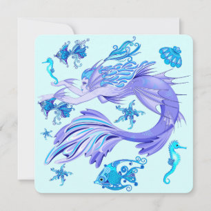 Mystic Sjöjungfru Fairy Lila Createmic Tile
