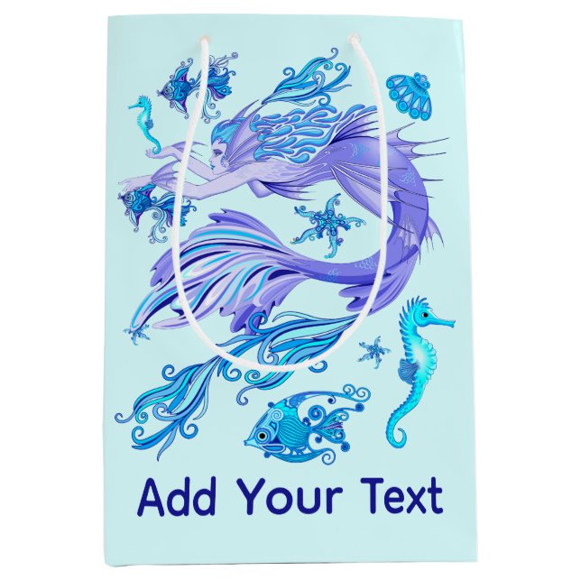 Mystic Sjöjungfru Fairy Lila Createmic Tile (Framsidan)