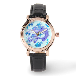 Mystic Sjöjungfru Fairy Lila Createmic Tile Armbandsur