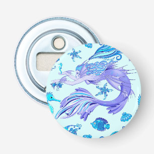 Mystic Sjöjungfru Fairy Lila Createmic Tile Flasköppnare