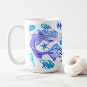 Mystic Sjöjungfru Fairy Lila Createmic Tile Kaffemugg