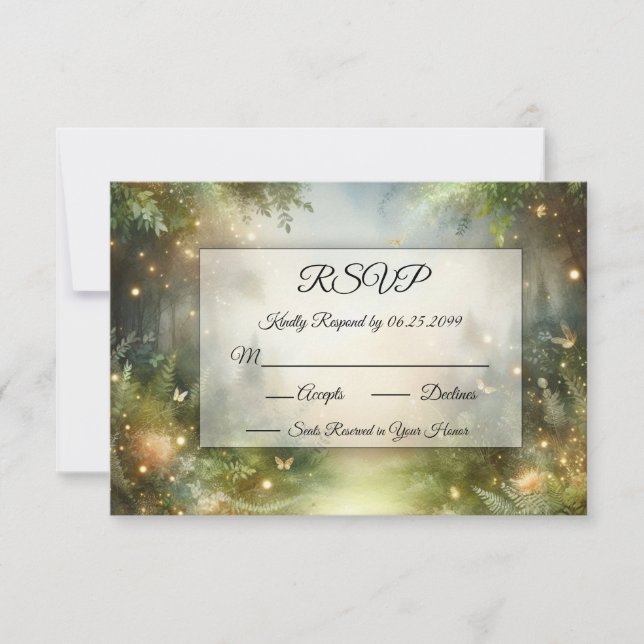 Mystic Skogen Meadow Magic OSA Kort (Framsida)