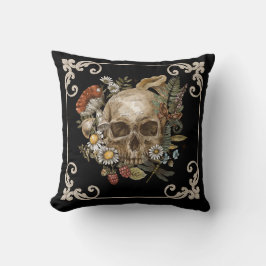 Mystic Skull Vintage Black Dekorativ kudde