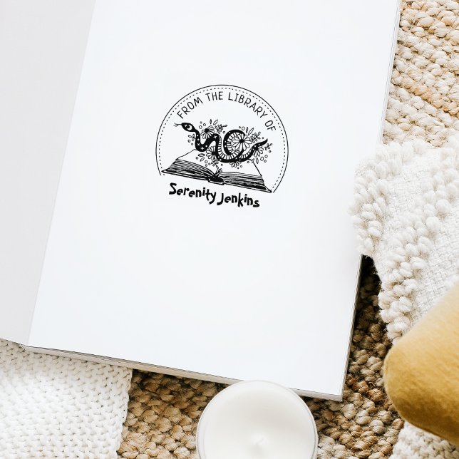 Mystic Snake Flowers, Bibliotek of, Stämpel (Skapare uppladdad)