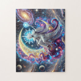 Mystic Stargazer Celestial Moon & Galaxy Pussel