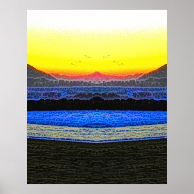 Mystic Sunset Double Vision  Poster (Framsidan)