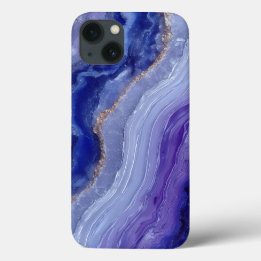 Mystic Tanzanite Facetéed iphone case