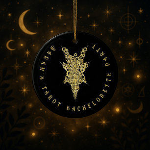 Mystic Tarot Bachelorette Party Julgransprydnad Keramik