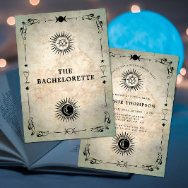 Mystic Tarot Fortune Teller Bachelorette Party Inbjudningar