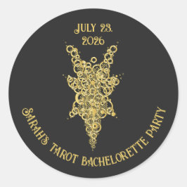 Mystic Tarot  Möhipparty Runt Klistermärke