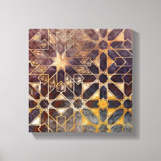 Mystic Tiles I Canvastryck (Framsida)