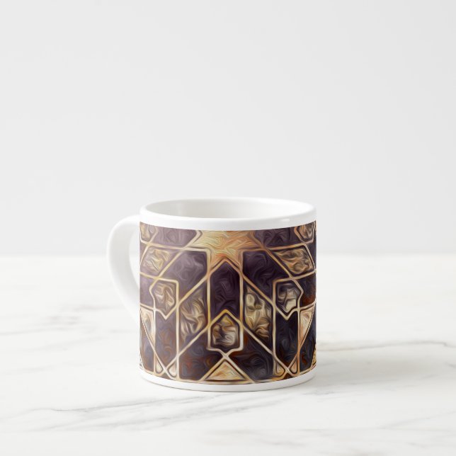 Mystic Tiles I Espressomugg (Framsida vänster)