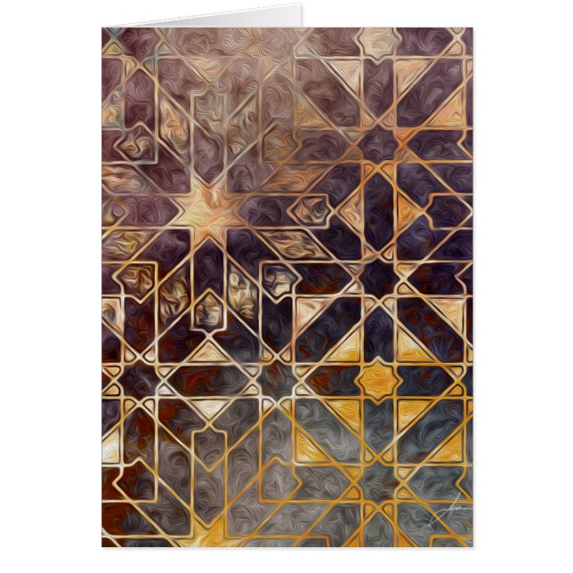Mystic Tiles I Hälsningskort (Framsidan)