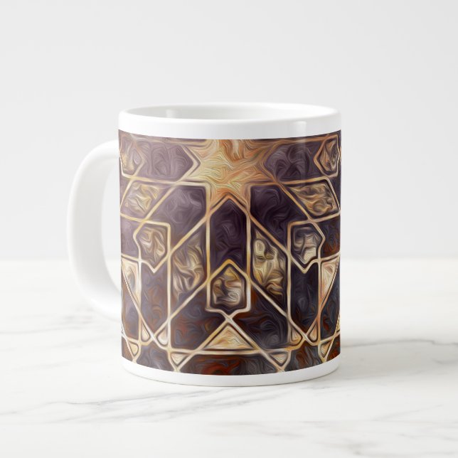 Mystic Tiles I Jumbo Mugg (Framsida vänster)