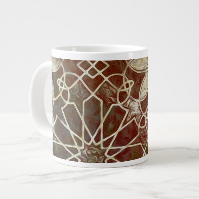 Mystic Tiles II Jumbo Mugg (Framsida vänster)