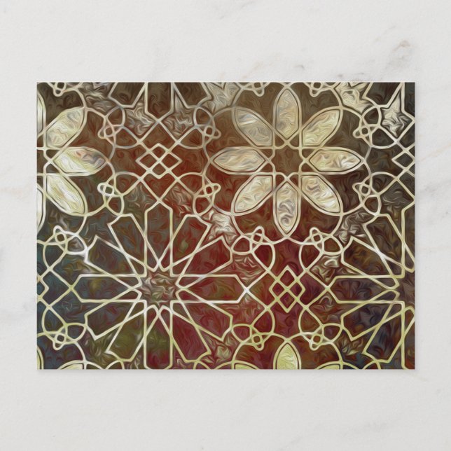 Mystic Tiles II Vykort (Framsida)