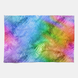 Mystic Topaz Blue Glassy Struktur Kökshandduk