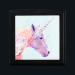 Mystic Unicorn Minnesask<br><div class="desc">Mystic Unicorn I av Victoria Borges. Har en rosa- och lila-enhörning med penselliknande drag.</div>