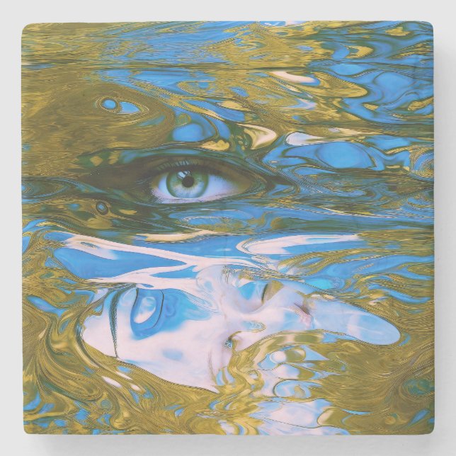 Mystic Vatten Stenunderlägg (Framsidan)