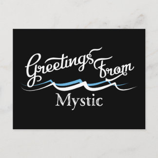 Mystic Vatten Vinkarare Vykort