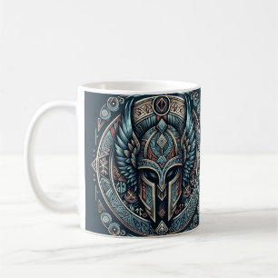Mystic Viking Rune Helmet Kaffemugg