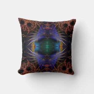 Mystic Vingar Fractal Art Cushion Kudde