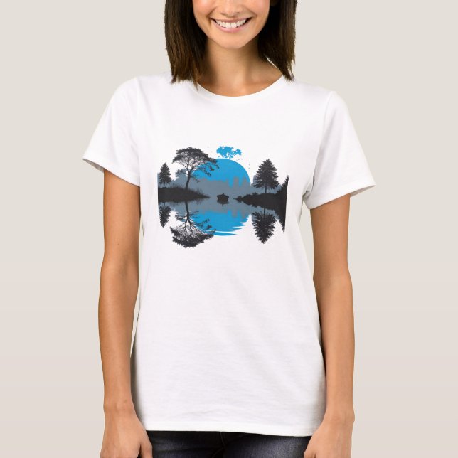 Mystic Waterscape T Shirt (Framsida)