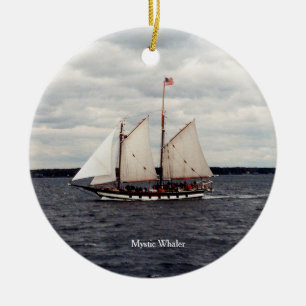 Mystic Whaler Keramic ornament