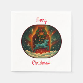 Mystic Winter Stag Pappersservett