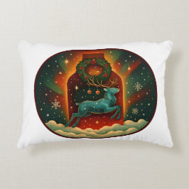 Mystic Winter Stag Prydnadskudde