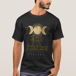 "Mystic Wisdom Unveiled, High Priestess of Lunar T Shirt