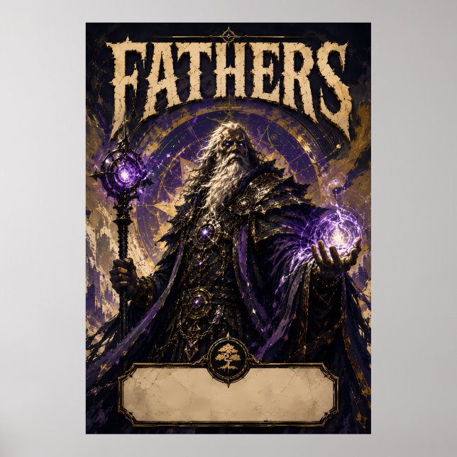Mystic Wizard Father Poster (Framsidan)