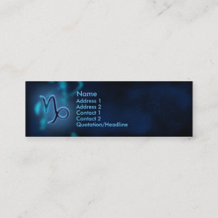 Mystic Zodiac - Capricorn Mini Visitkort
