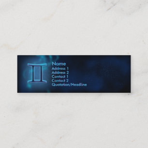 Mystic Zodiac - Gemini Mini Visitkort