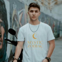 Mystic Zodiac Luxury Dark Purple Gold Astrology Sy T Shirt