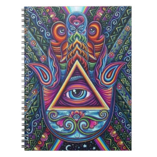 Mystical All-Seeing Öga Anteckningsbok