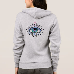 Mystical All Seeing Öga grått T Shirt