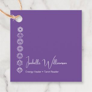 Mystical Amethyst Chakras Reiki Meditation Yoga Gåvor Etiketter