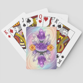 Mystical Amethyst Crystal Ethereal Gemstone Casinokort