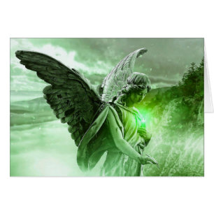 Mystical Angel Support Vänskap Card Hälsningskort
