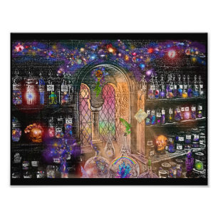 Mystical Apothecary-Art-utskrift Fototryck