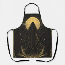 Mystical Apron, svart och Guld