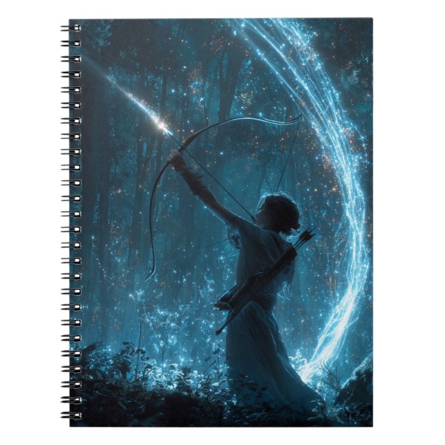 Mystical Archer Moonlight bärbar dator Anteckningsbok (Framsidan)