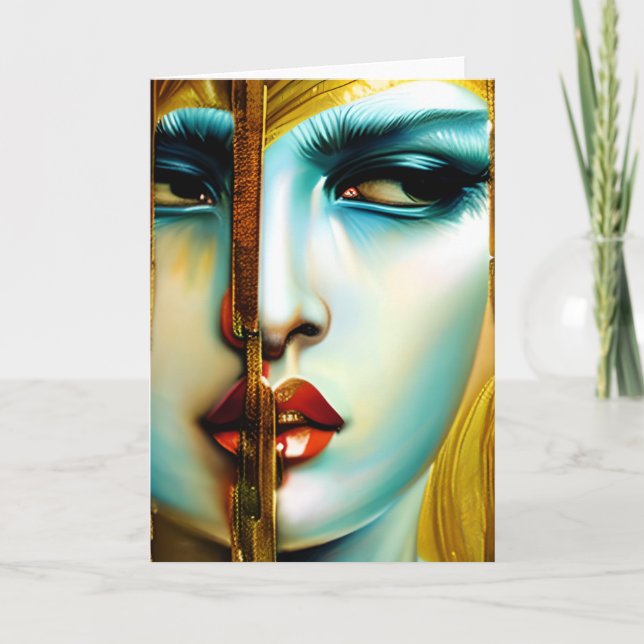 Mystical Beauty Golden Goddess Kort (Framsida)