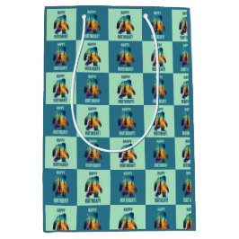 Mystical Bigfoot Woodland Birthday Gift Bag
