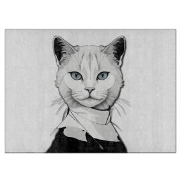 Mystical Black and White Cat of Salem