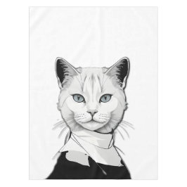 Mystical Black and White Cat of Salem